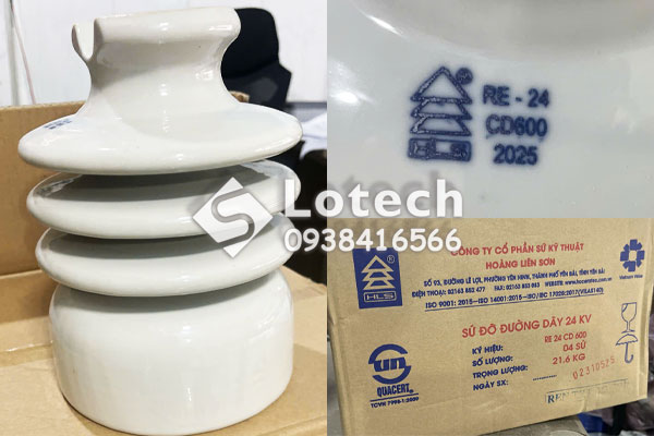 Sứ Đứng Hoàng Liên Sơn 24kV Dòng Rò 600mm 