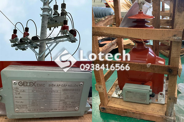 Máy Biến Áp Cấp Nguồn Khô Dùng Cho Recloser, LBS