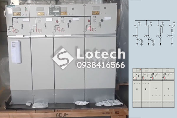 Tủ RMU Siemens 8DJH RRTT 24kV - TRRT 24kV Tủ RMU Siemens 8DJH RRTT 24kV - TRRT 24kV