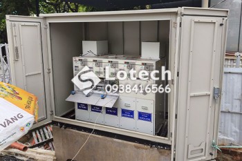 Vỏ Tủ RMU 5 Ngăn 2200H 2500W 1000D tole 2mm RAL7032