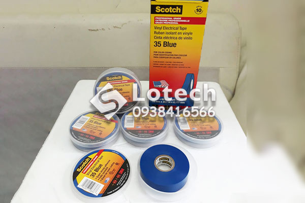 Băng keo điện 3M Scotch 35 xanh dương (Blue)