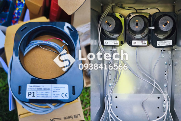 Bộ 3 cảm biến dòng lắp tủ RMU Siemens 8DJH