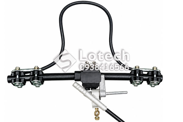 Bộ chống rớt kép lắp đặt tại vị trí đấu lèo dây bọc trung thế