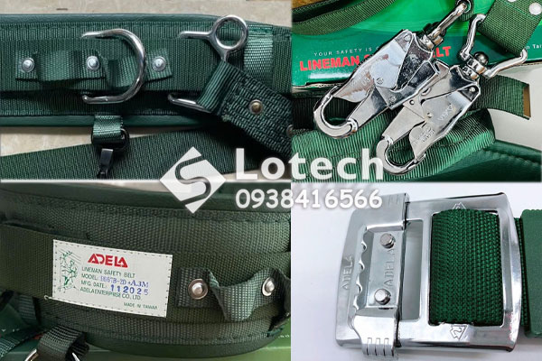 Các loại khóa móc trên dây đai an toàn Adela SC19