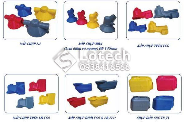 Các loại nắp chụp cách điện