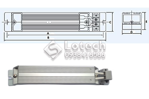 Cấu tạo điện trở sấy Cymax