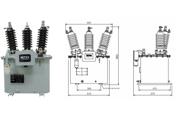 Cấu tạo hợp bộ đo lường MOF MITEX