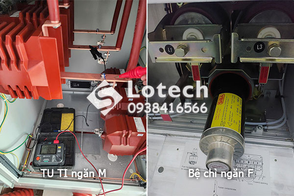 Chì ống và TU TI lắp tủ RMU