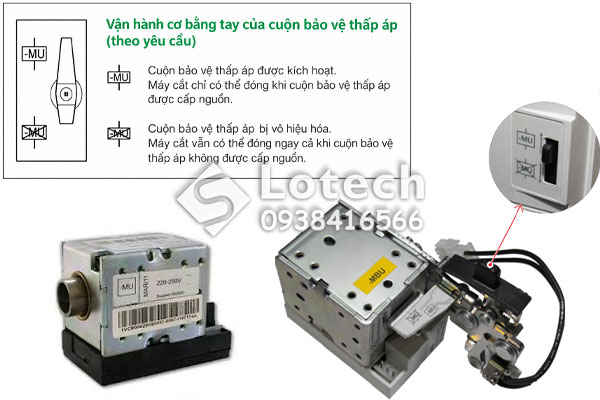 Cuộn UVT cho máy cắt ABB VD4 và HD4