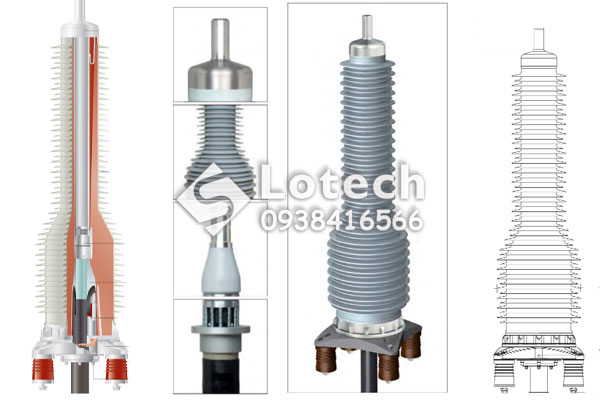 Đầu cáp 110kV ngoài trời loại khô Raychem OHVT-D