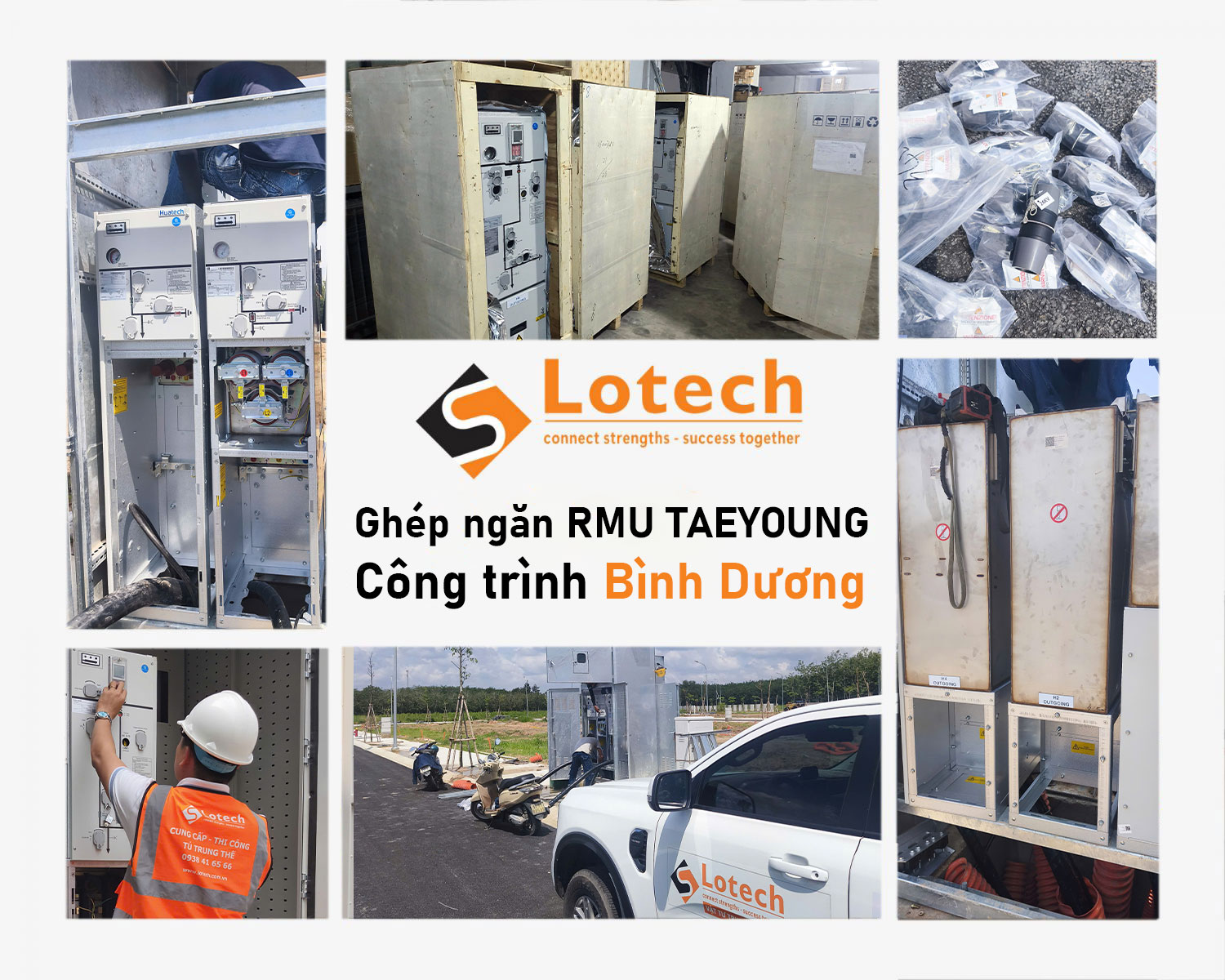 Dự án ghép ngăn RMU TaeYoung công trình Bình Dương