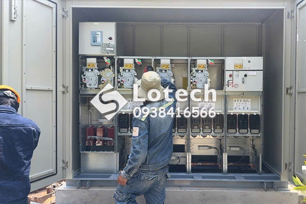 Ghép nối tủ RMU 5 ngăn Siemens