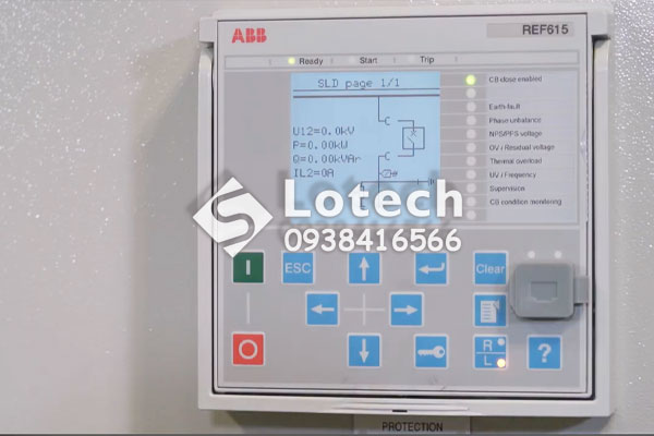 Giao diện điều khiển Rơle ABB REF615
