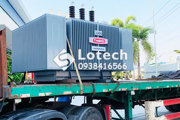 Giao hàng máy biến áp THIBIDI Amorphous 3000kVA