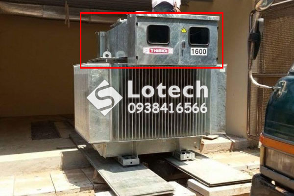 Hộp che đầu cực máy biến áp THIBIDI 1600kVA vỏ mạ kẽm