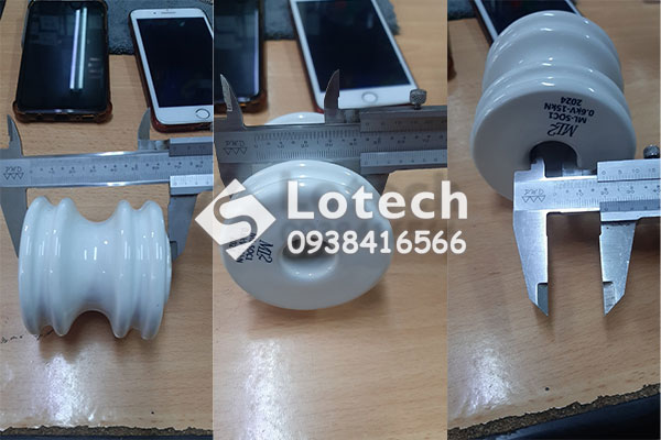 Kích thước sứ ống chỉ hạ thế Minh Long 2