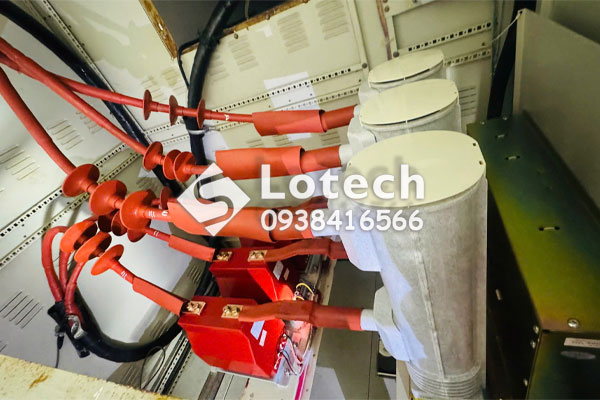 Lắp đặt máy cắt chân không Mitsubishi ngăn VCB tủ trung thế