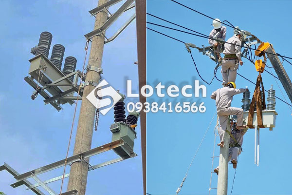 Lắp đặt Recloser Joongwon Korea trên lưới điện Việt Nam