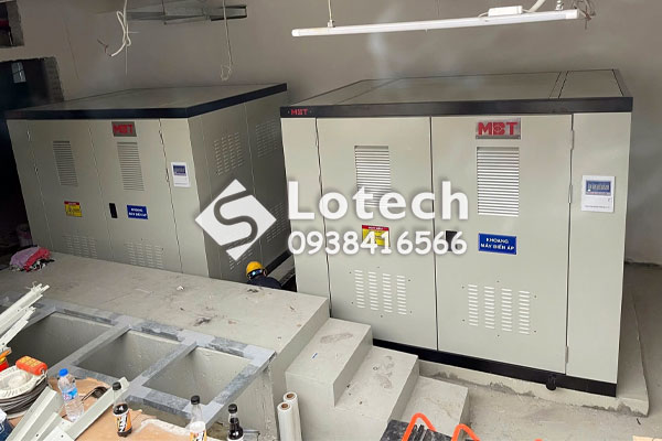 Lắp đặt vỏ máy biến áp khô MBT