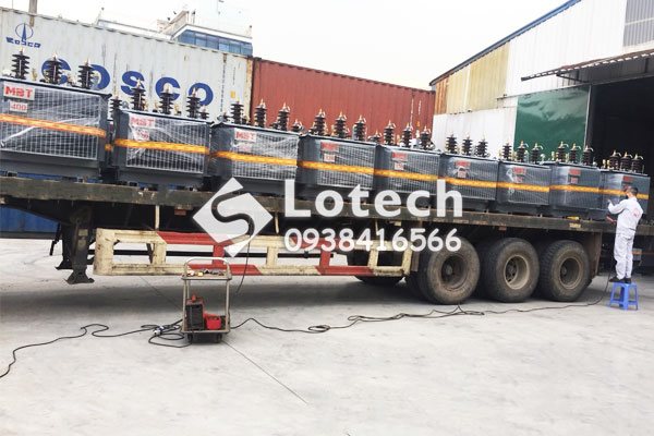 Lô máy biến áp phân phối MBT chuấn bị xuất xưởng