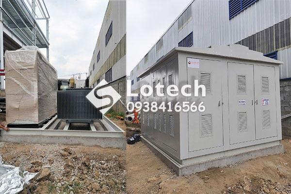 Lotech cung cấp trọn bộ tủ trạm và vật tư thiết bị thi công trạm hợp bộ kios