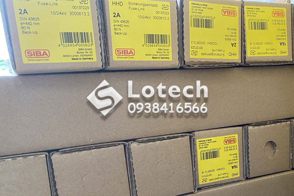 Lotech cung cấp chì ống trung thế Siba 10/24kV 2A