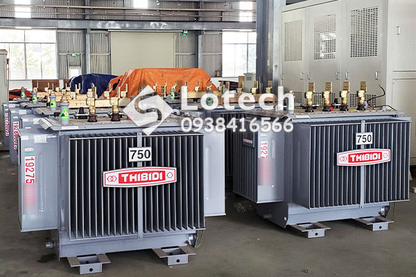 Lotech cung cấp máy biến áp 750kVA THIBIDI chính hãng