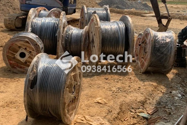 Lotech giao hàng cáp điện TAYA tới công trình Đồng Nai