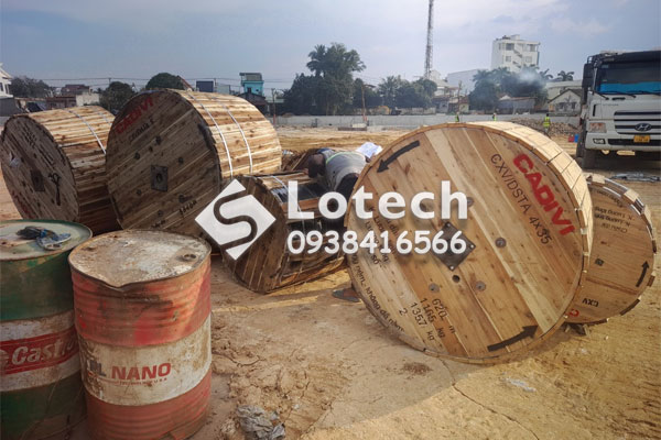 Lotech giao hàng cáp ngầm hạ thế CADIVI cho công trình Gò Dầu - Tây Ninh