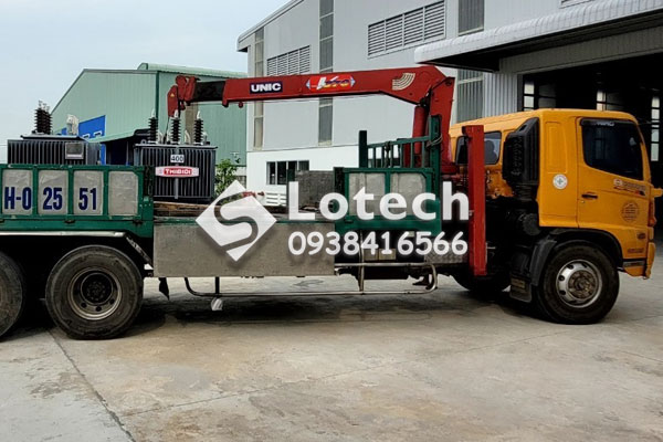 Lotech giao hàng máy biến áp THIBIDI 400kVA