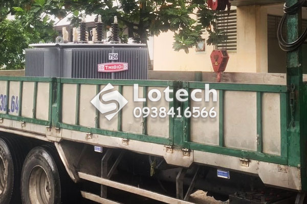 Lotech giao hàng máy biến áp THIBIDI 750kVA