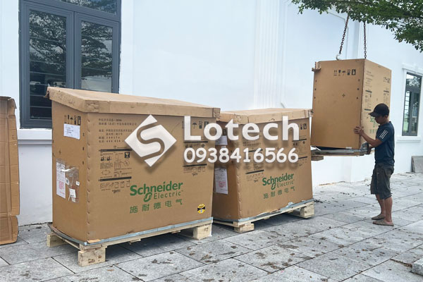 Lotech giao hàng tủ trung thế Schneider RM6-NE-IQI cho công trình Bình Định