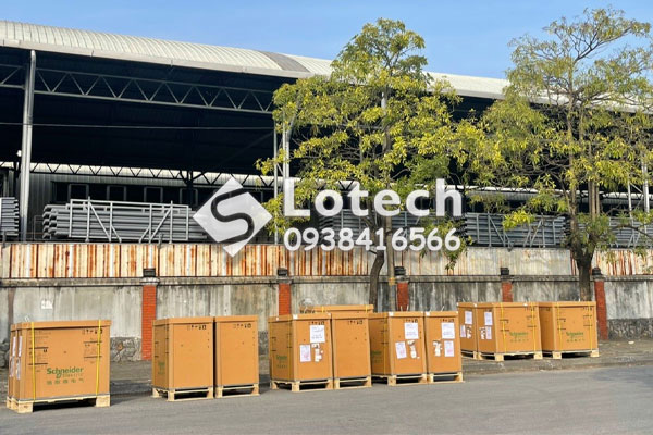 Lotech giao hàng tủ trung thế Schneider tận công trình Đồng Nai