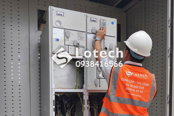 Lotech lắp đặt tủ RMU TaeYoung dự án trạm kios Tây Ninh
