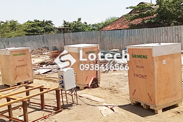Lotech phân phối tủ RMU Siemens 8DJH giao hàng tận công trình