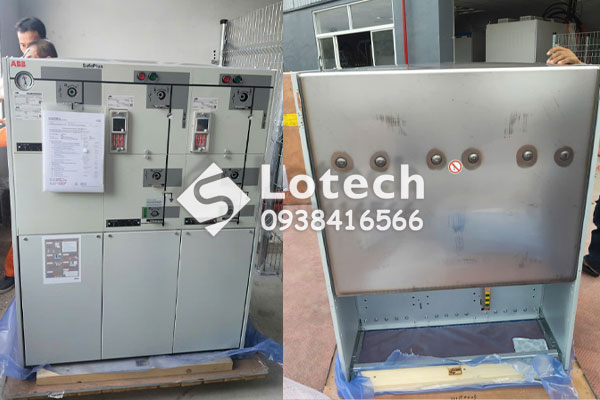 Mặt trước và sau tủ ABB CVV 24kV