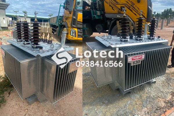 Máy biến áp vỏ mạ kẽm 630kVA THIBIDI