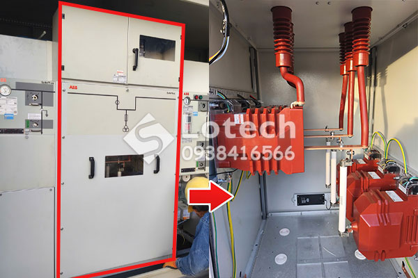 Ngăn đo đếm trung thế RMU ABB Safeplus ngăn M