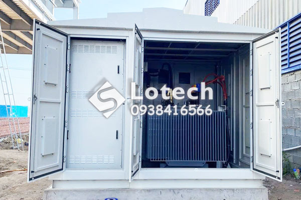 Ngăn máy biến áp 2000kVA trạm biến áp hợp bộ kiểu kios
