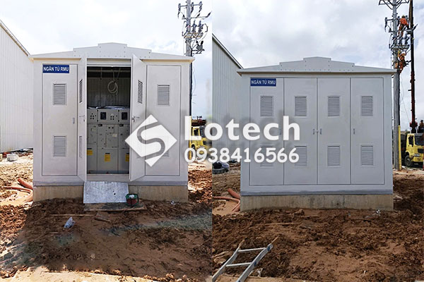 Ngăn tủ RMU trạm kios đôi