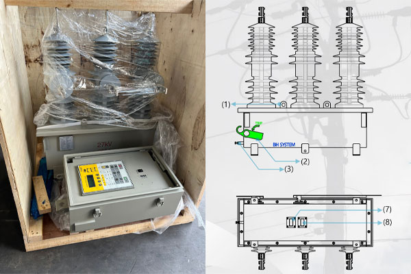 Máy cắt tự đóng lặp lại Recloser BHS Hàn Quốc