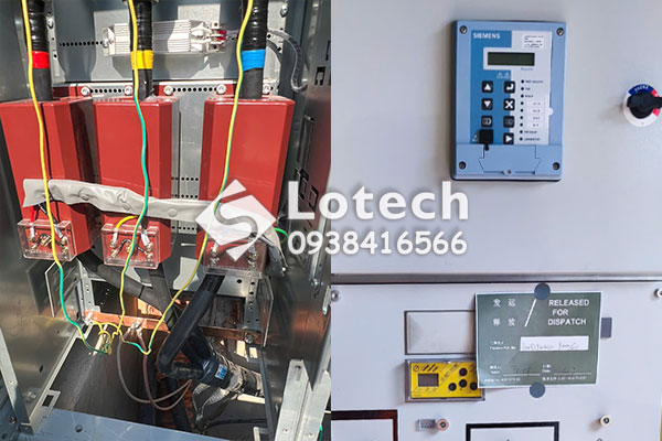 Rơ le 7SR45 và biến dòng CT lắp tủ RMU Siemens