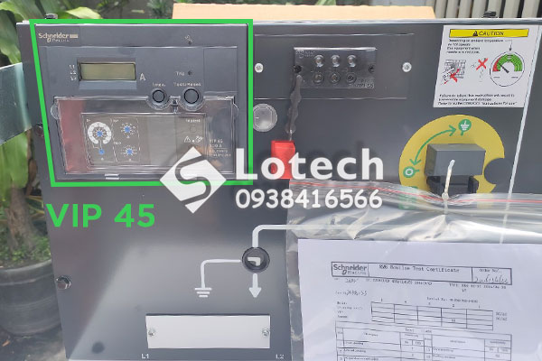 Rơ le VIP45 lắp tủ RMU Schneider RM6