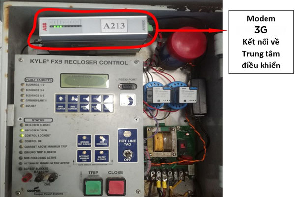 Sử dụng modem 3G kết nối SCADA cho Recloser Cooper