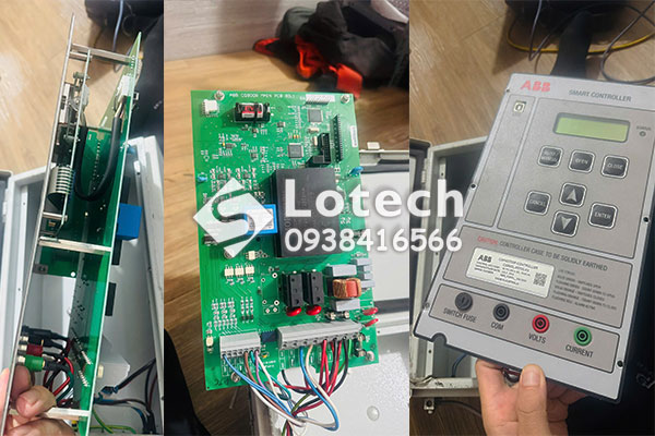 Sửa board mạch tủ điều khiển dao cắt tụ ABB Hitachi