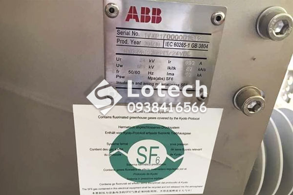 Thông số kỹ thuật LBS SF6 ABB 24kV 630A