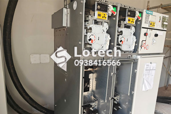 Tích hợp motor đóng cắt tủ RMU Siemens