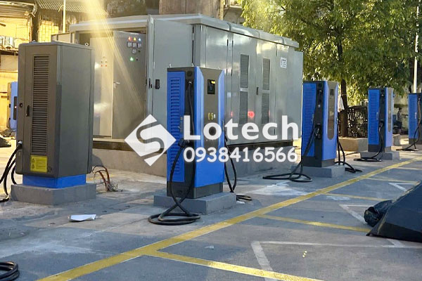 Trạm kios cho trạm sạc xe điện