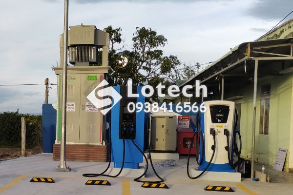 Trạm trụ hợp bộ cho trạm sạc xe điện