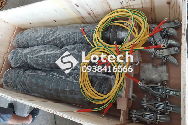 Trọn bộ vật tư phụ kiện lắp đặt chống sét van đường dây 110kV